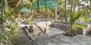 Patio and Pool Buntung Beach Villa